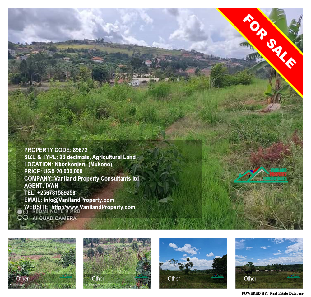 Agricultural Land  for sale in Nkokonjeru Mukono Uganda, code: 89672