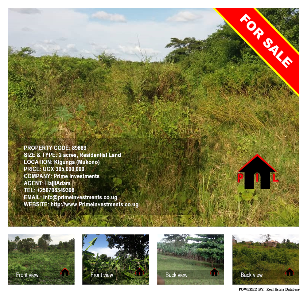 Residential Land  for sale in Kigunga Mukono Uganda, code: 89689