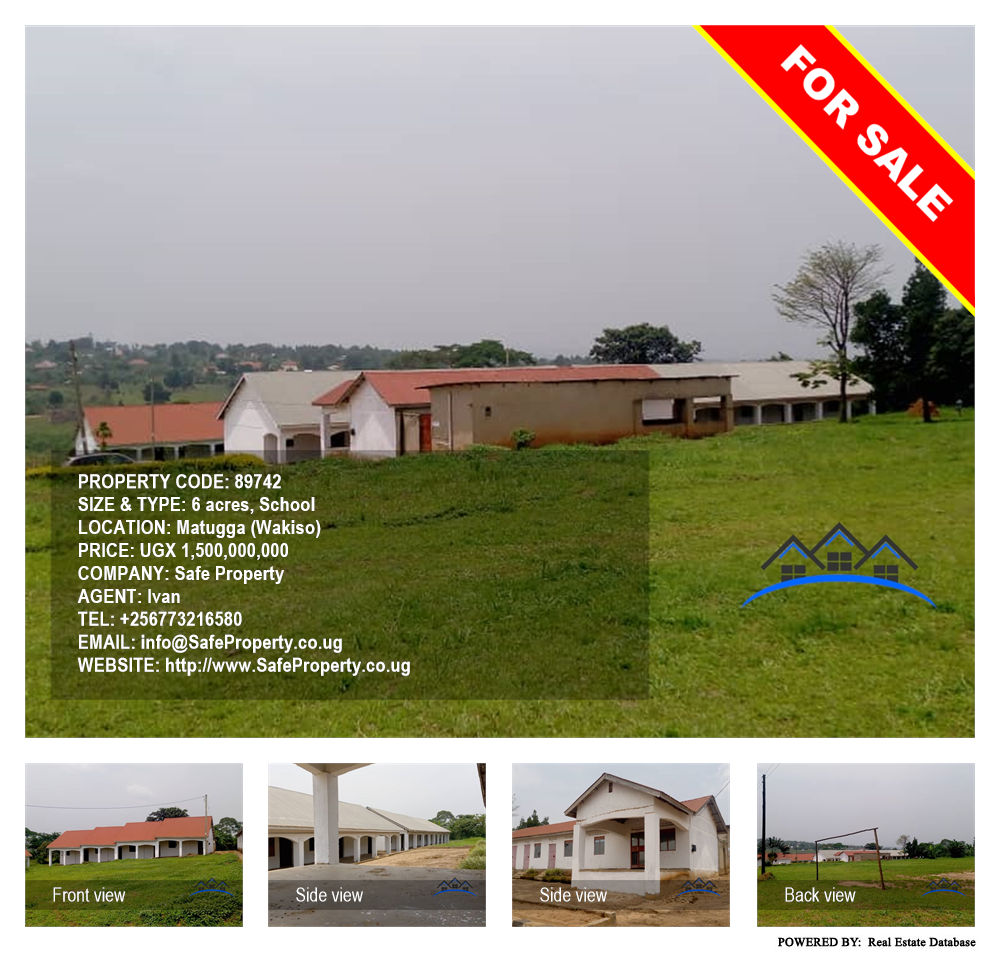 School  for sale in Matugga Wakiso Uganda, code: 89742