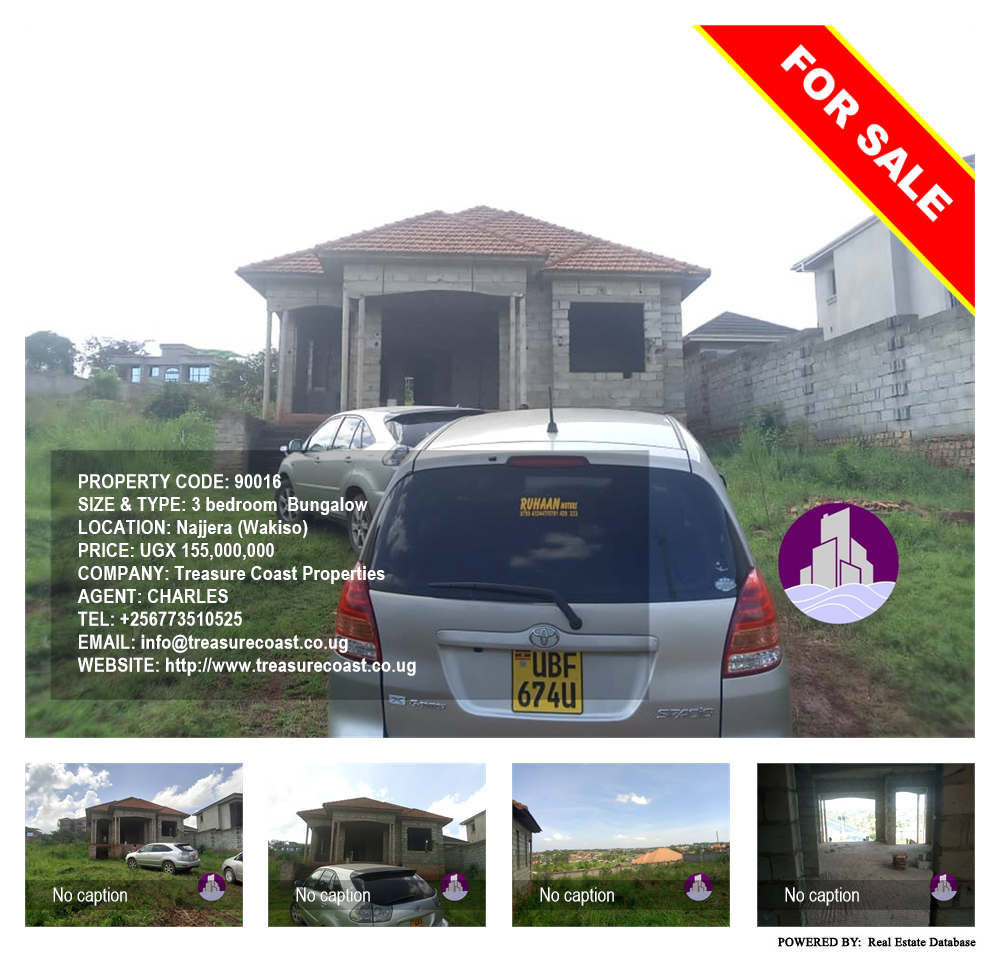 3 bedroom Bungalow  for sale in Najjera Wakiso Uganda, code: 90016