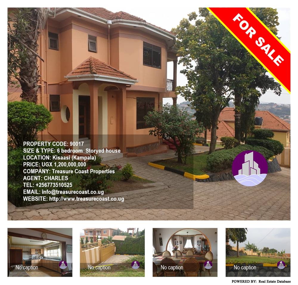 6 bedroom Storeyed house  for sale in Kisaasi Kampala Uganda, code: 90017