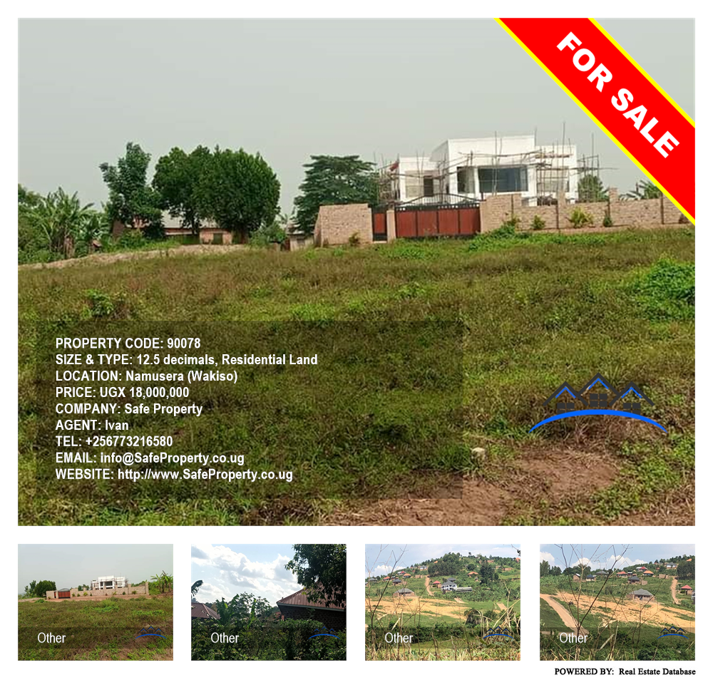 Residential Land  for sale in Namusela Wakiso Uganda, code: 90078