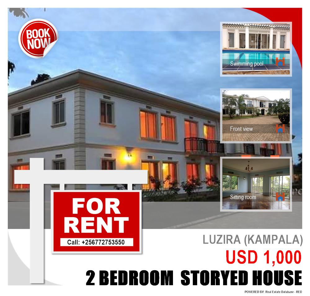 2 bedroom Storeyed house  for rent in Luzira Kampala Uganda, code: 90172