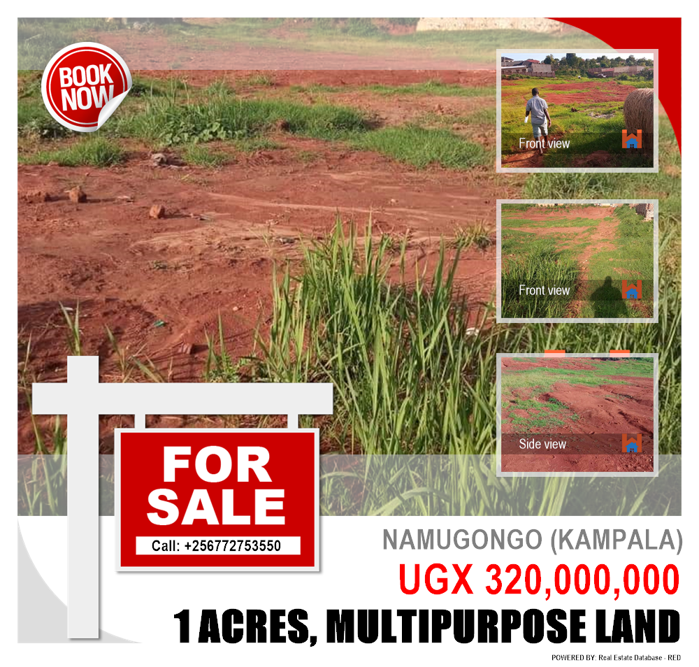 Multipurpose Land  for sale in Namugongo Kampala Uganda, code: 90184