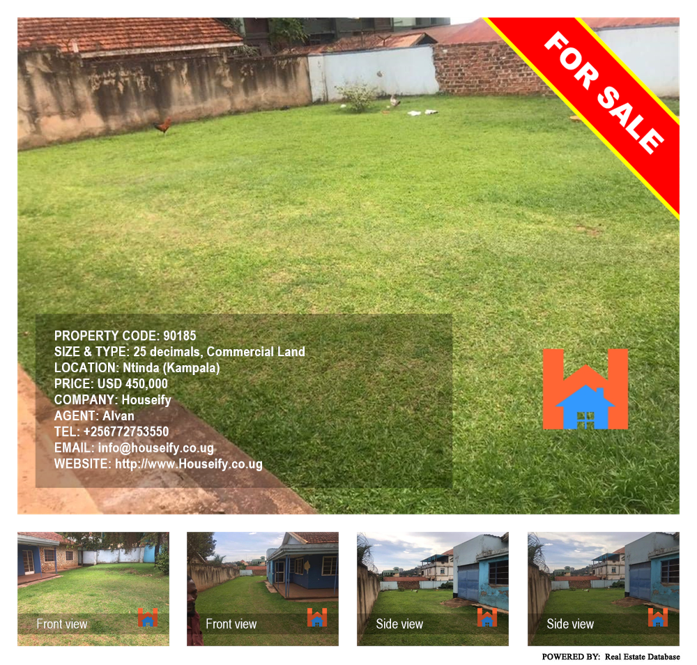 Commercial Land  for sale in Ntinda Kampala Uganda, code: 90185