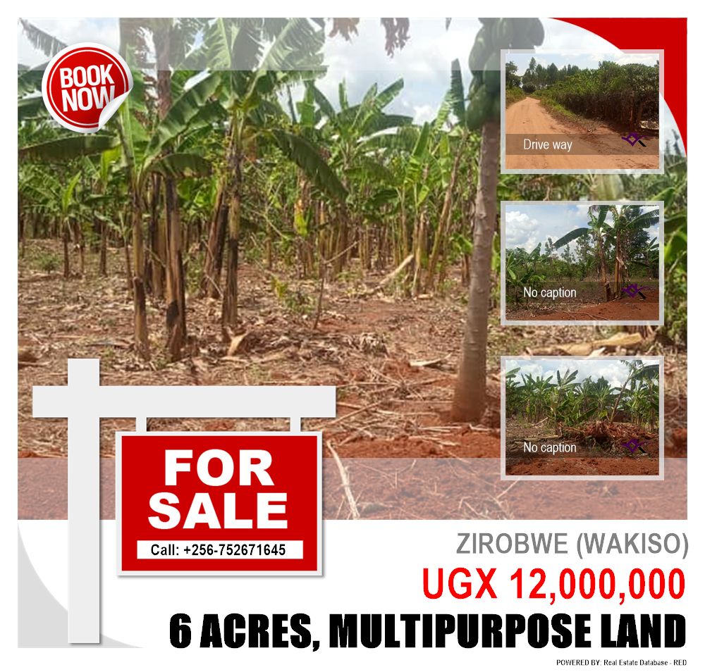 Multipurpose Land  for sale in Ziloobwe Wakiso Uganda, code: 90208