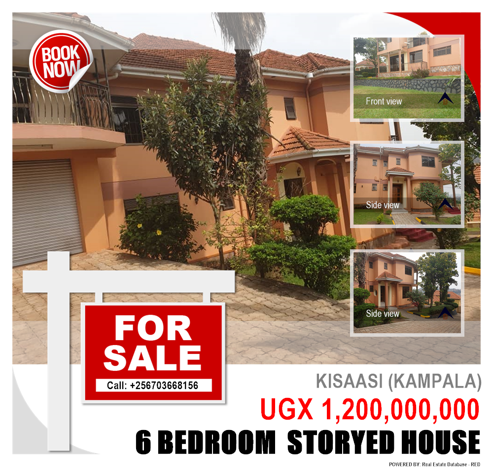 6 bedroom Storeyed house  for sale in Kisaasi Kampala Uganda, code: 90213