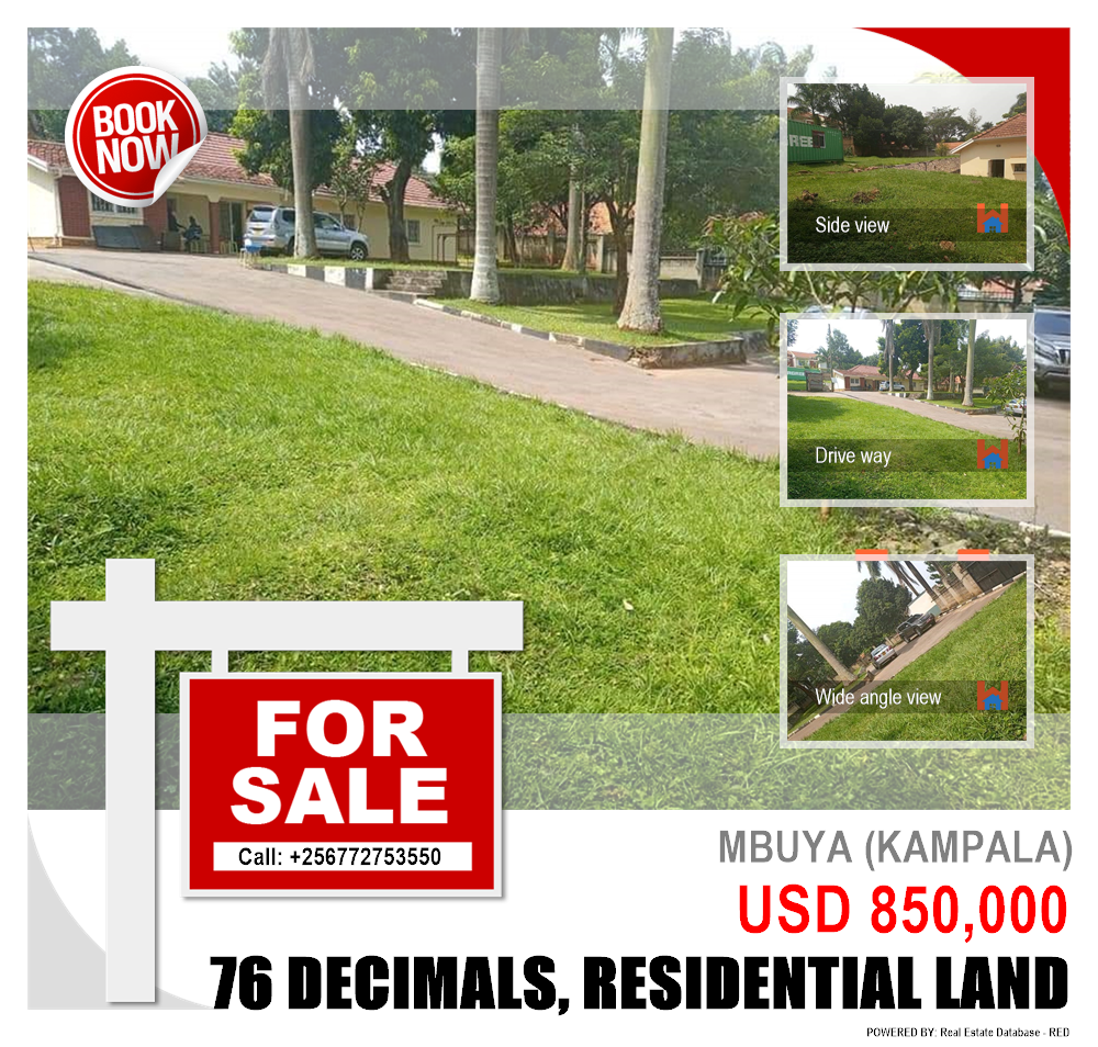 Residential Land  for sale in Mbuya Kampala Uganda, code: 90321