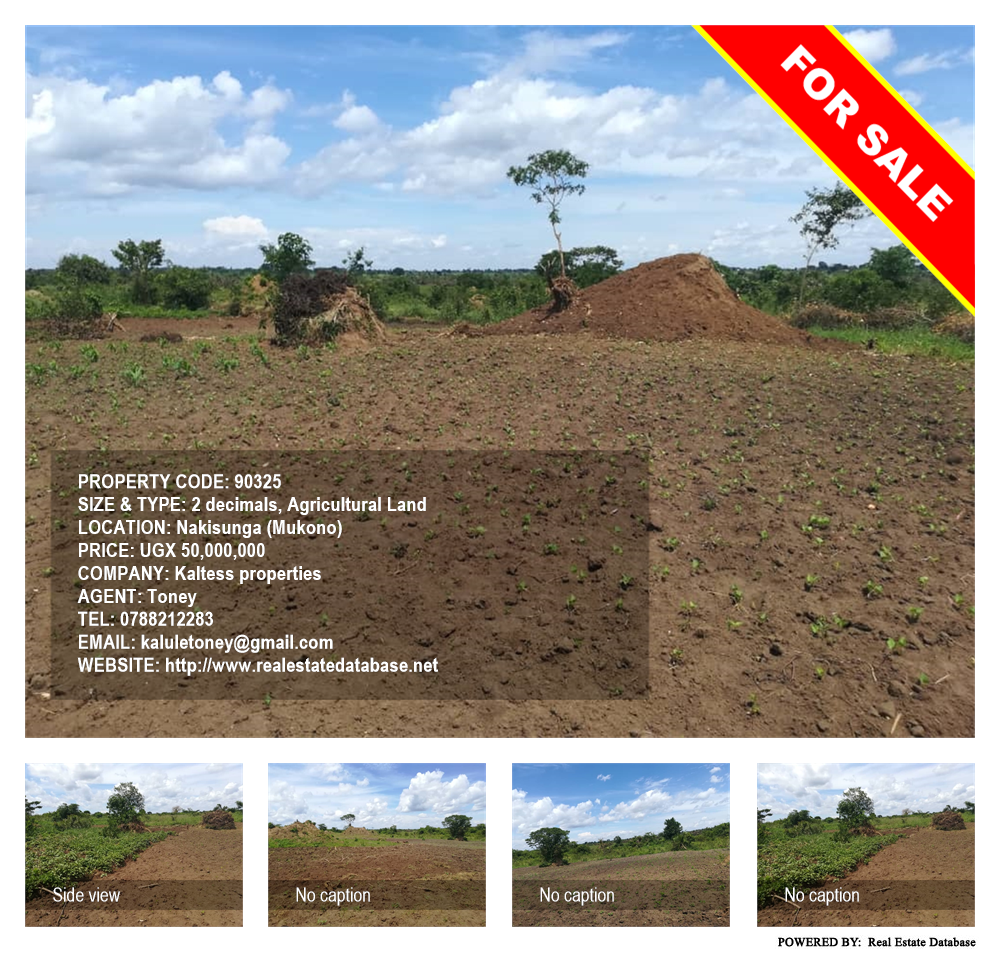 Agricultural Land  for sale in Nakisunga Mukono Uganda, code: 90325