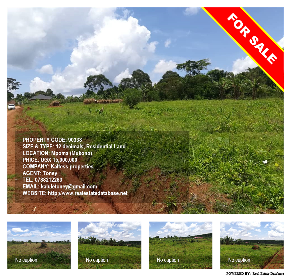 Residential Land  for sale in Mpoma Mukono Uganda, code: 90338