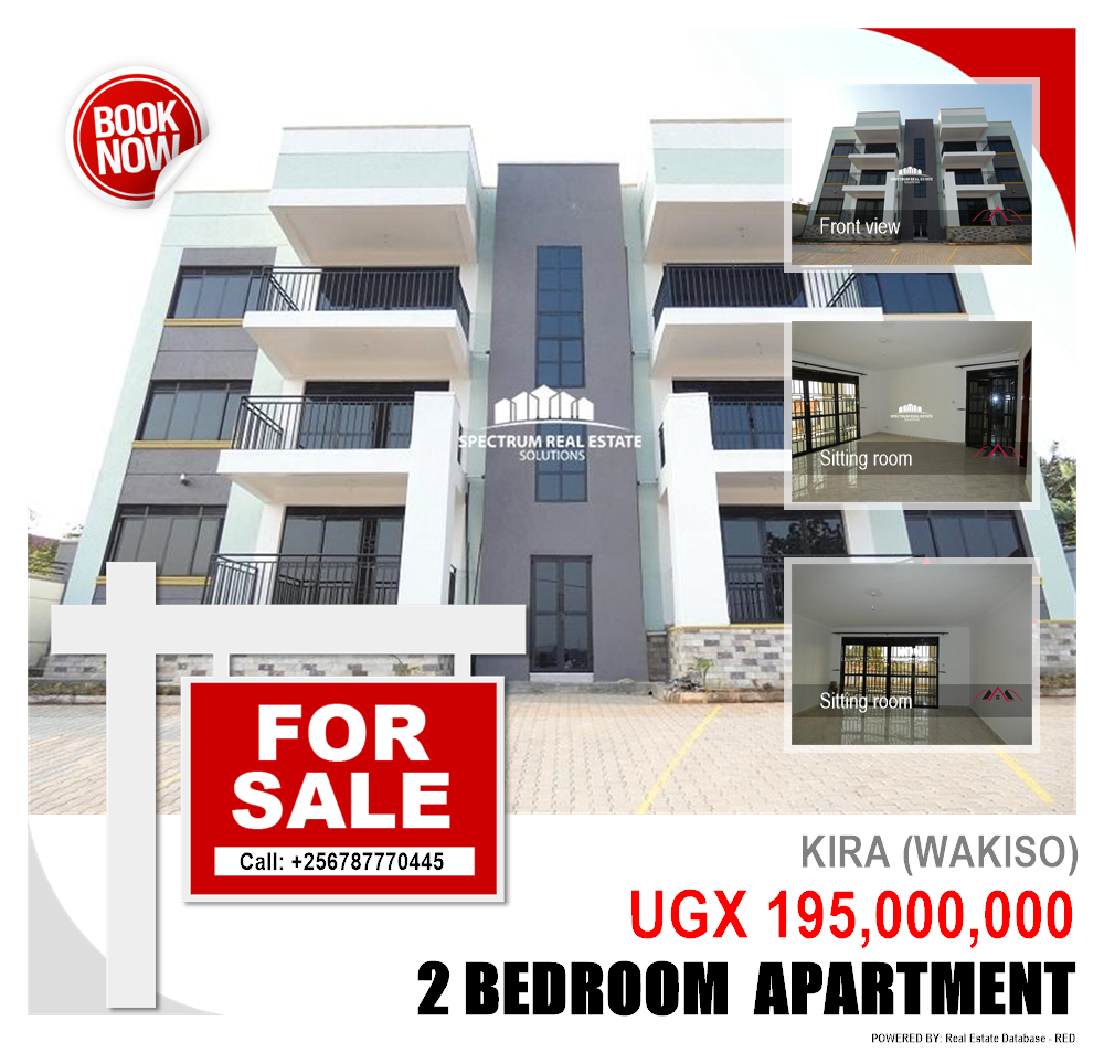 2 bedroom Apartment  for sale in Kira Wakiso Uganda, code: 90351
