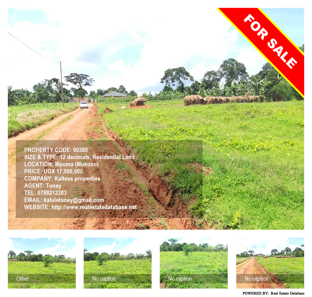 Residential Land  for sale in Mpoma Mukono Uganda, code: 90380
