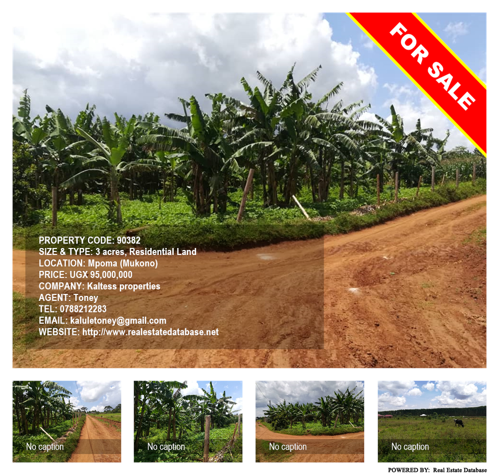 Residential Land  for sale in Mpoma Mukono Uganda, code: 90382