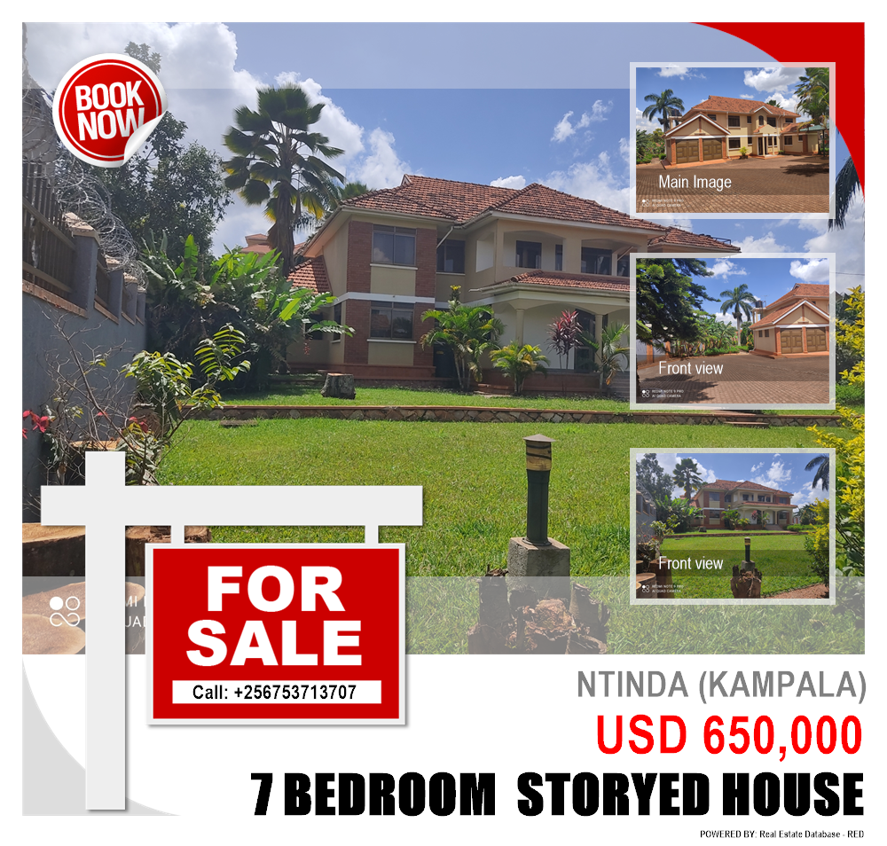 7 bedroom Storeyed house  for sale in Ntinda Kampala Uganda, code: 90395