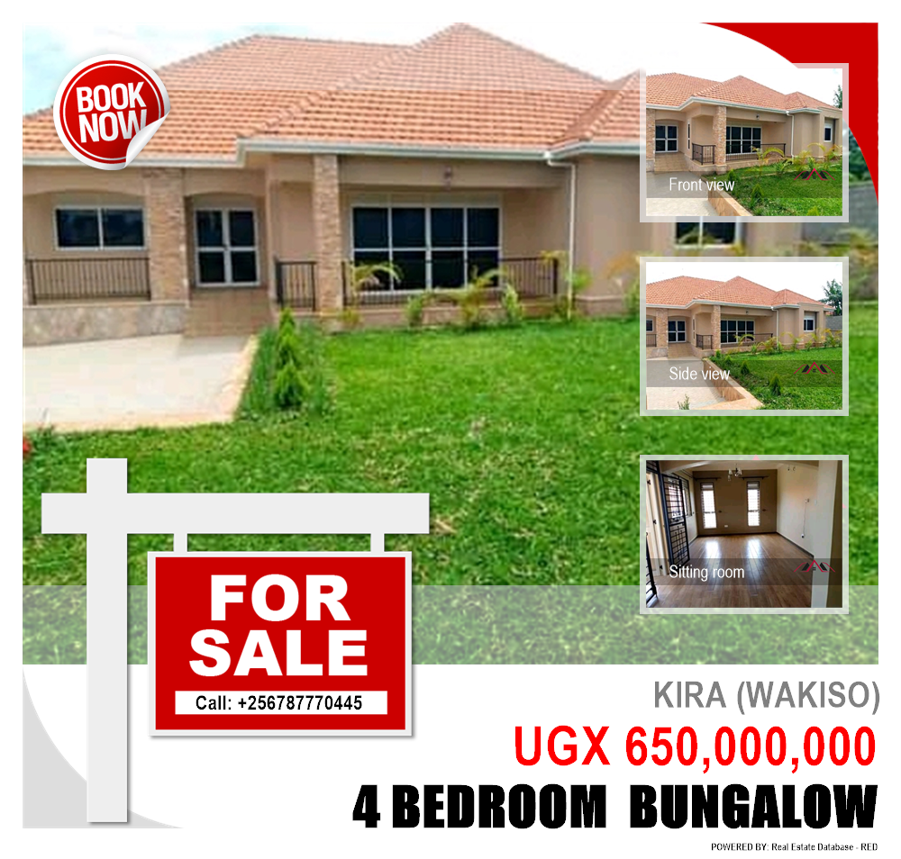 4 bedroom Bungalow  for sale in Kira Wakiso Uganda, code: 90406