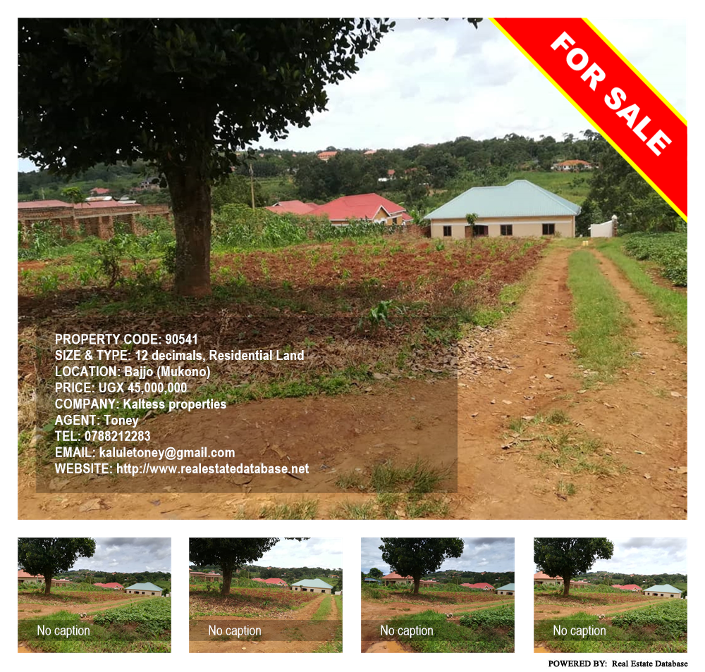 Residential Land  for sale in Bajjo Mukono Uganda, code: 90541