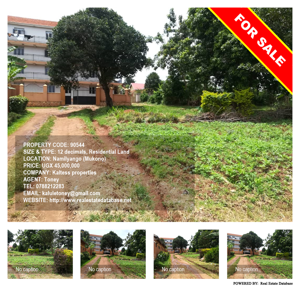Residential Land  for sale in Namilyango Mukono Uganda, code: 90544