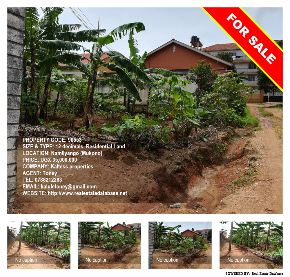 Residential Land  for sale in Namilyango Mukono Uganda, code: 90553