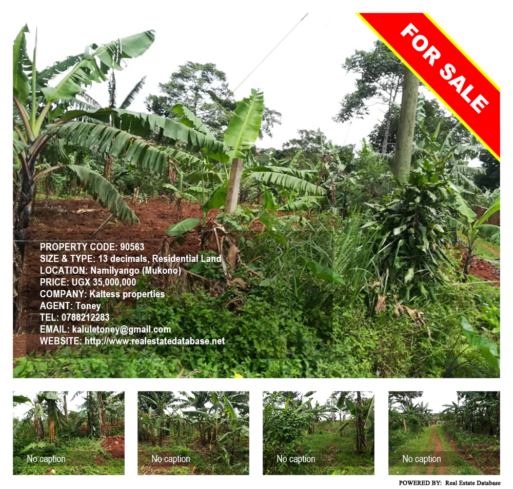 Residential Land  for sale in Namilyango Mukono Uganda, code: 90563