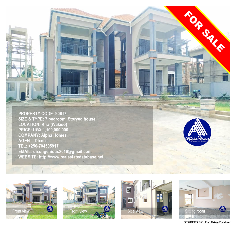 7 bedroom Storeyed house  for sale in Kira Wakiso Uganda, code: 90617