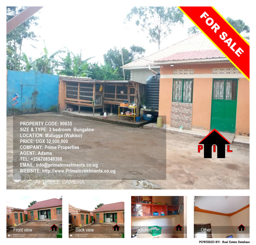 2 bedroom Bungalow  for sale in Matugga Wakiso Uganda, code: 90635