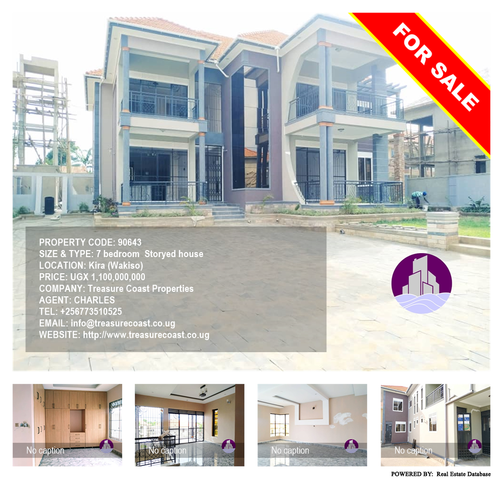 7 bedroom Storeyed house  for sale in Kira Wakiso Uganda, code: 90643
