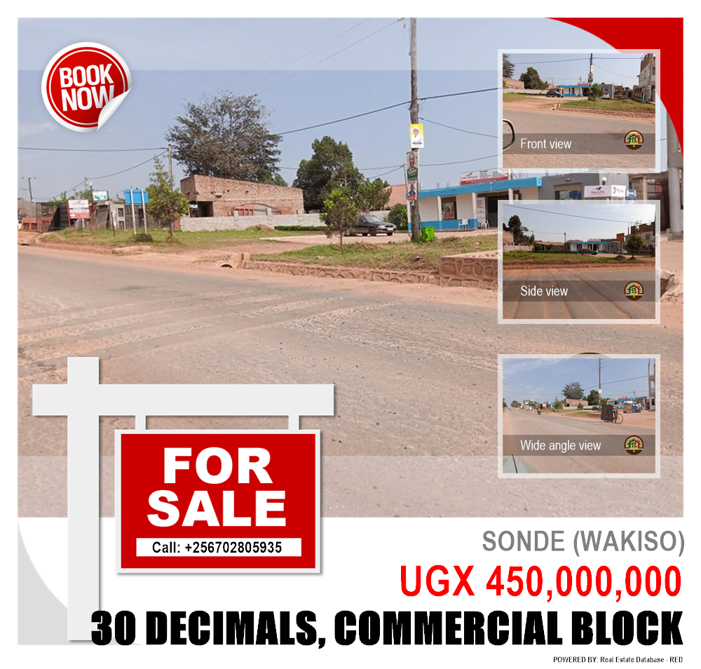 Commercial block  for sale in Sonde Wakiso Uganda, code: 90692