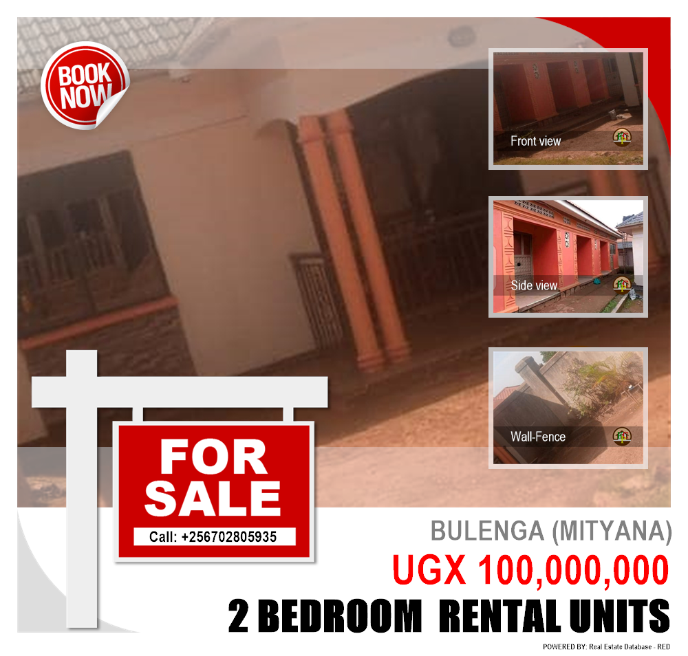 2 bedroom Rental units  for sale in Bulenga Wakiso Uganda, code: 90696