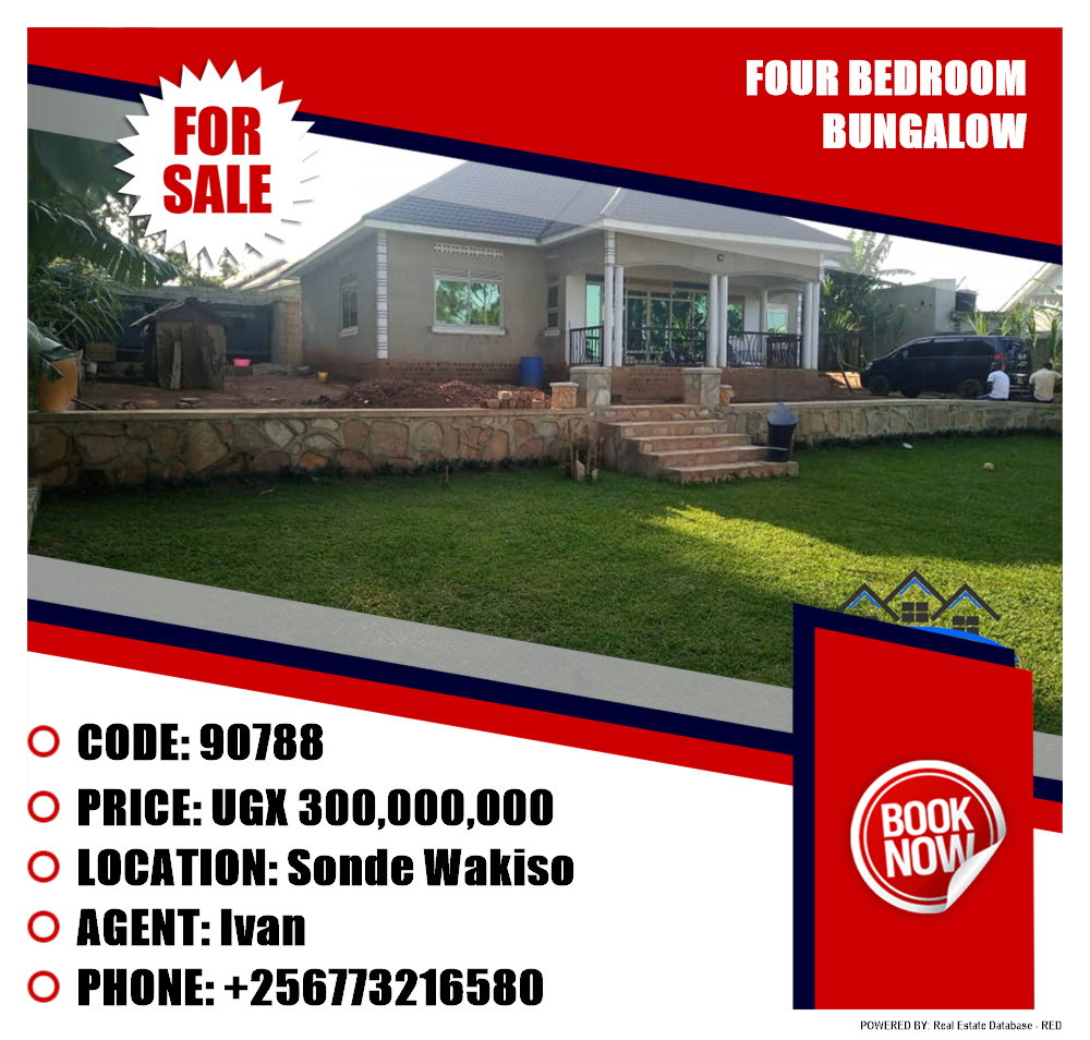 4 bedroom Bungalow  for sale in Sonde Wakiso Uganda, code: 90788