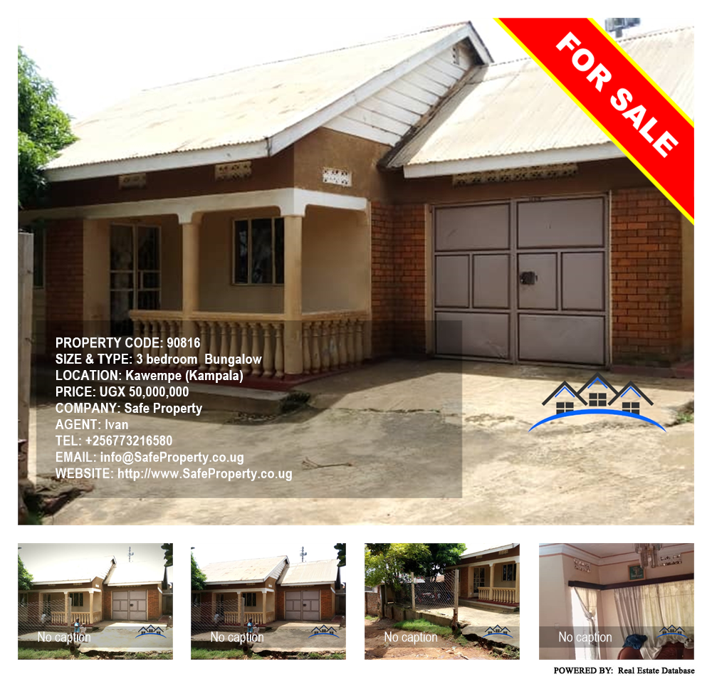 3 bedroom Bungalow  for sale in Kawempe Kampala Uganda, code: 90816