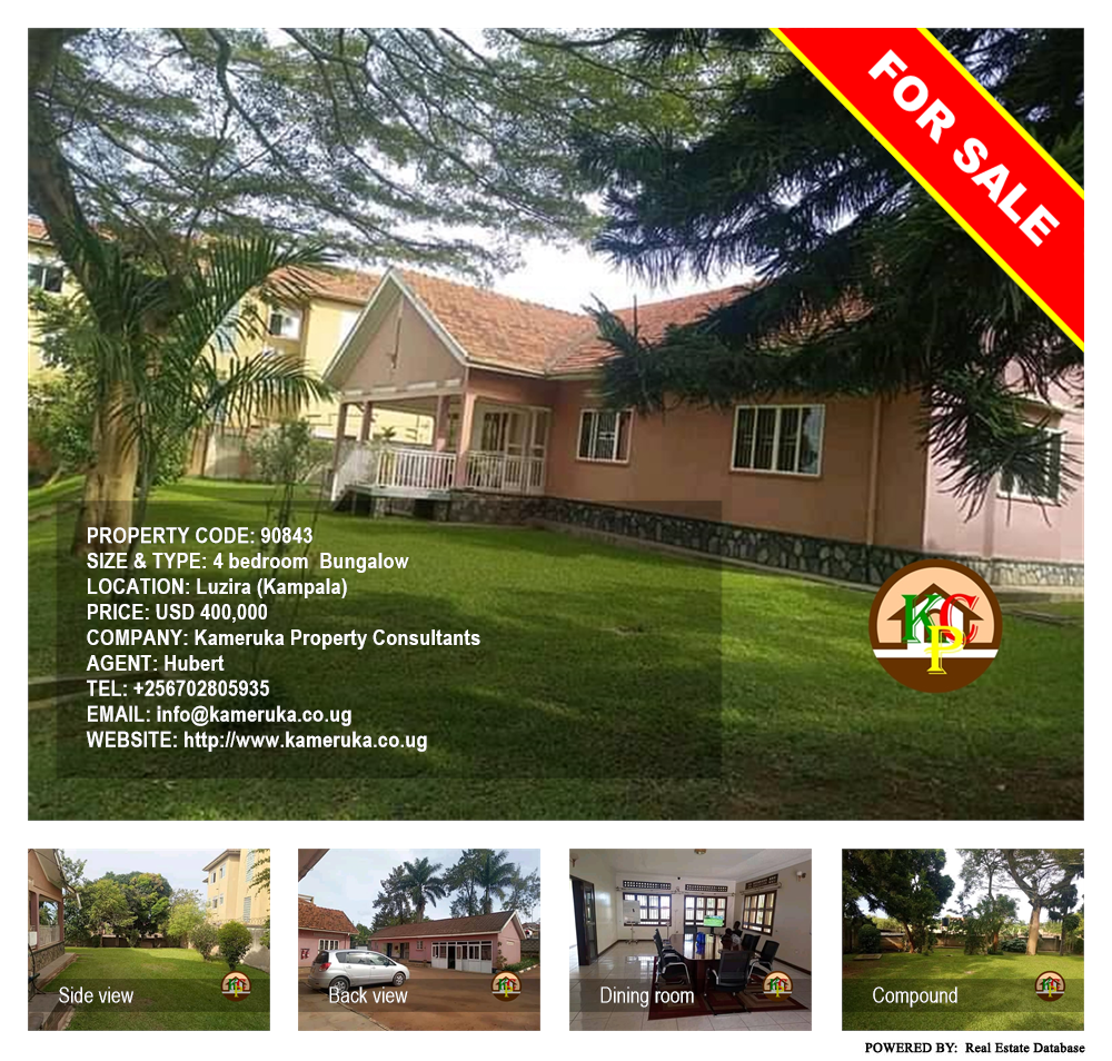 4 bedroom Bungalow  for sale in Luzira Kampala Uganda, code: 90843