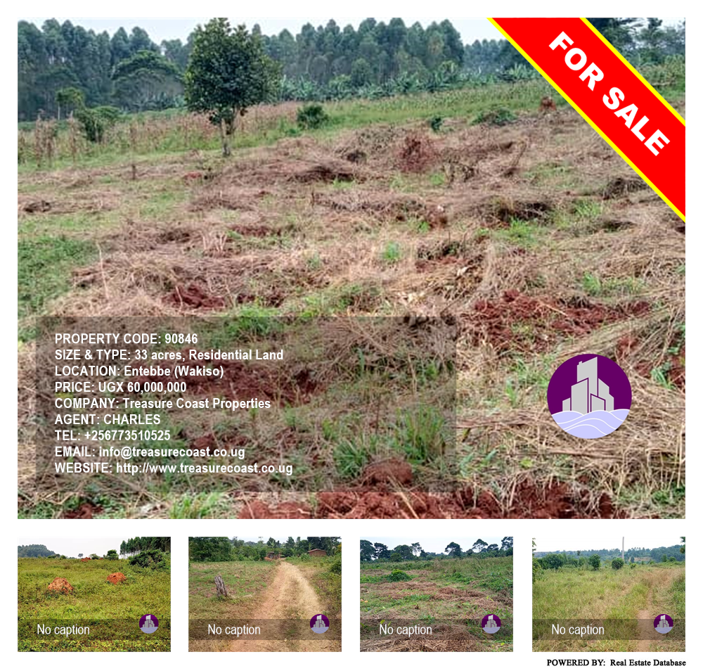 Residential Land  for sale in Entebbe Wakiso Uganda, code: 90846