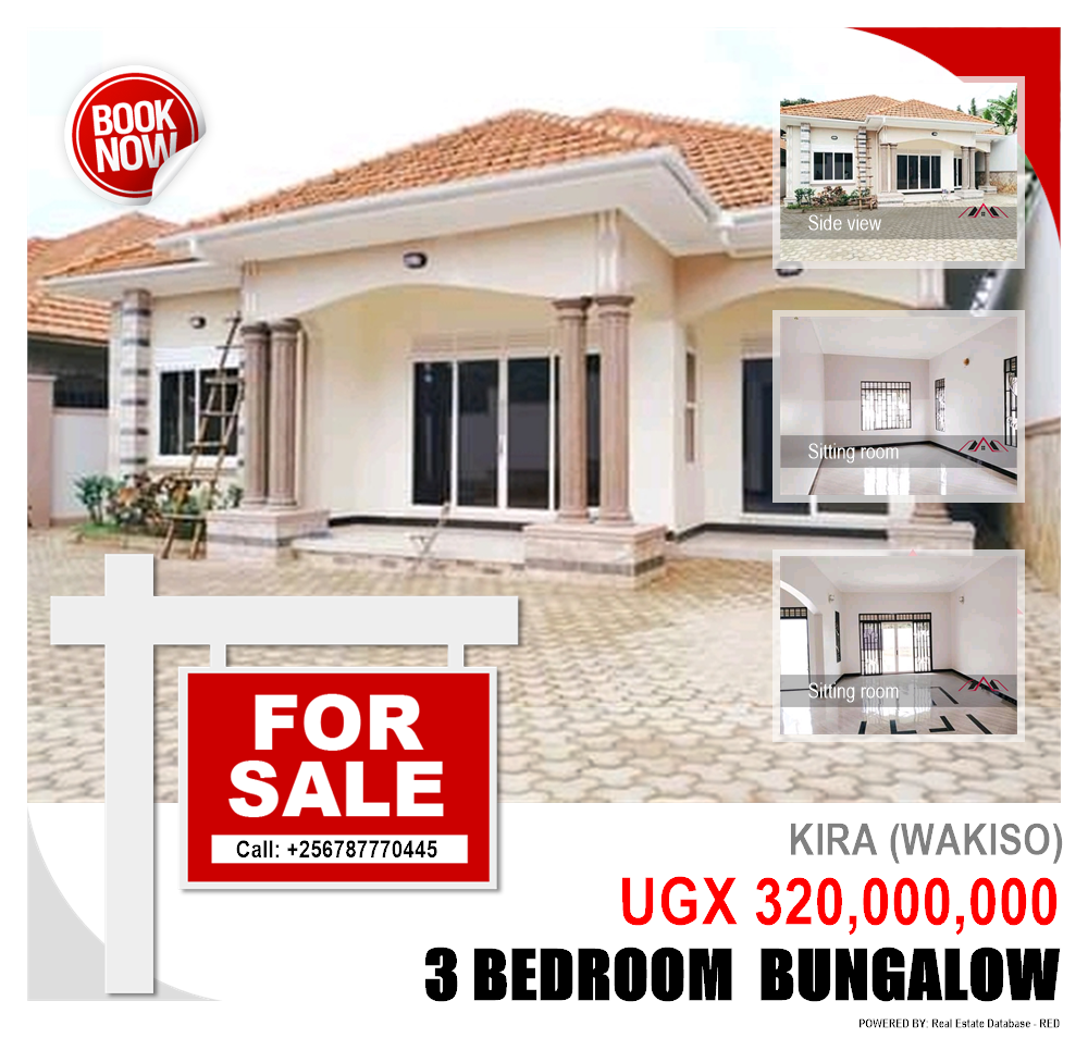 3 bedroom Bungalow  for sale in Kira Wakiso Uganda, code: 90853