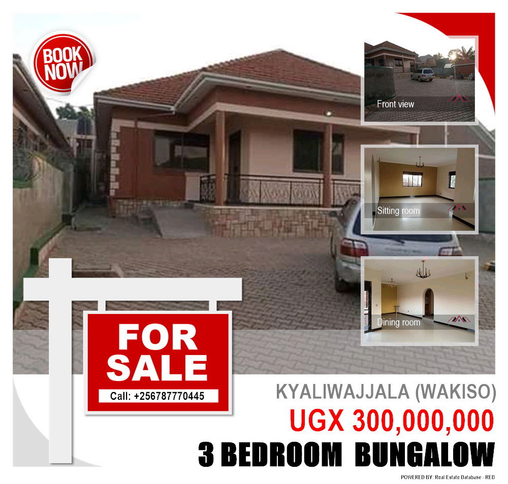 3 bedroom Bungalow  for sale in Kyaliwajjala Wakiso Uganda, code: 90859
