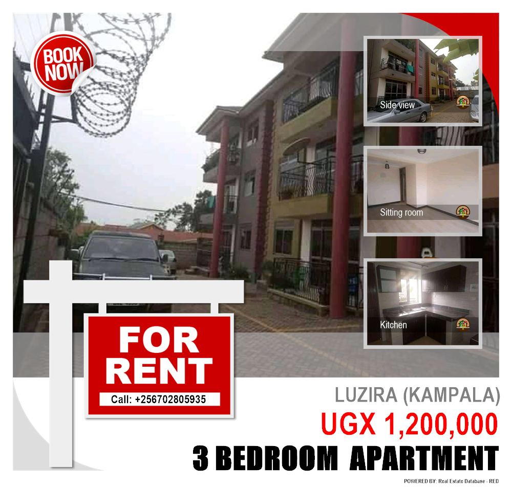 3 bedroom Apartment  for rent in Luzira Kampala Uganda, code: 90892