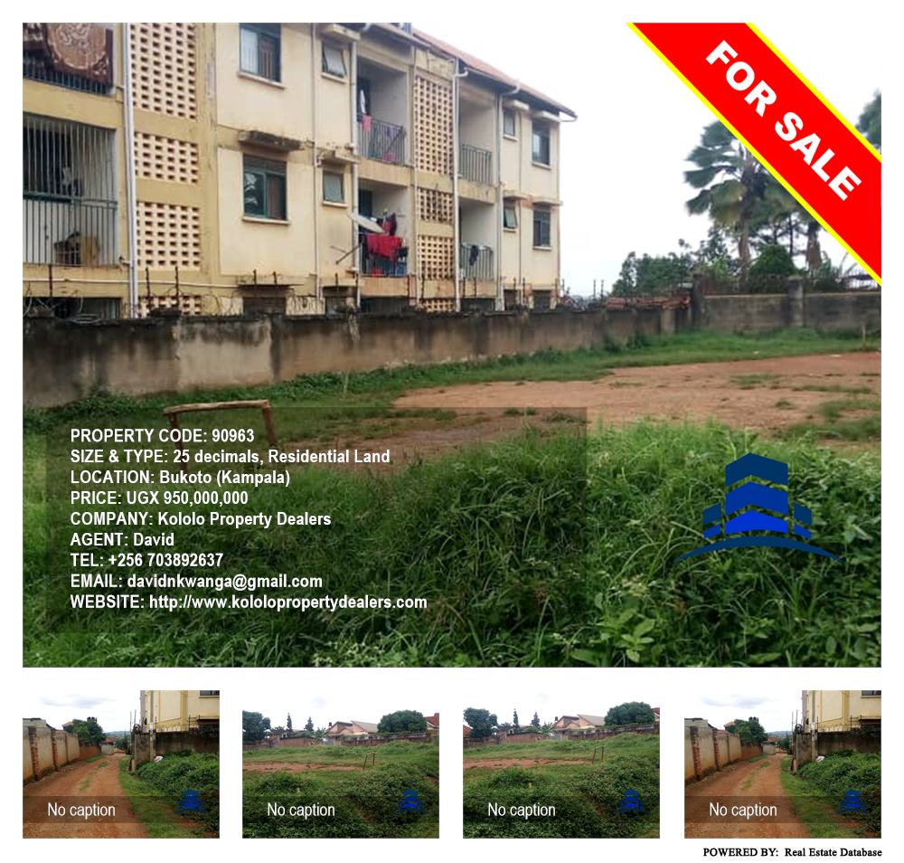 Residential Land  for sale in Bukoto Kampala Uganda, code: 90963