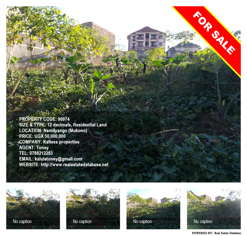 Residential Land  for sale in Namilyango Mukono Uganda, code: 90974