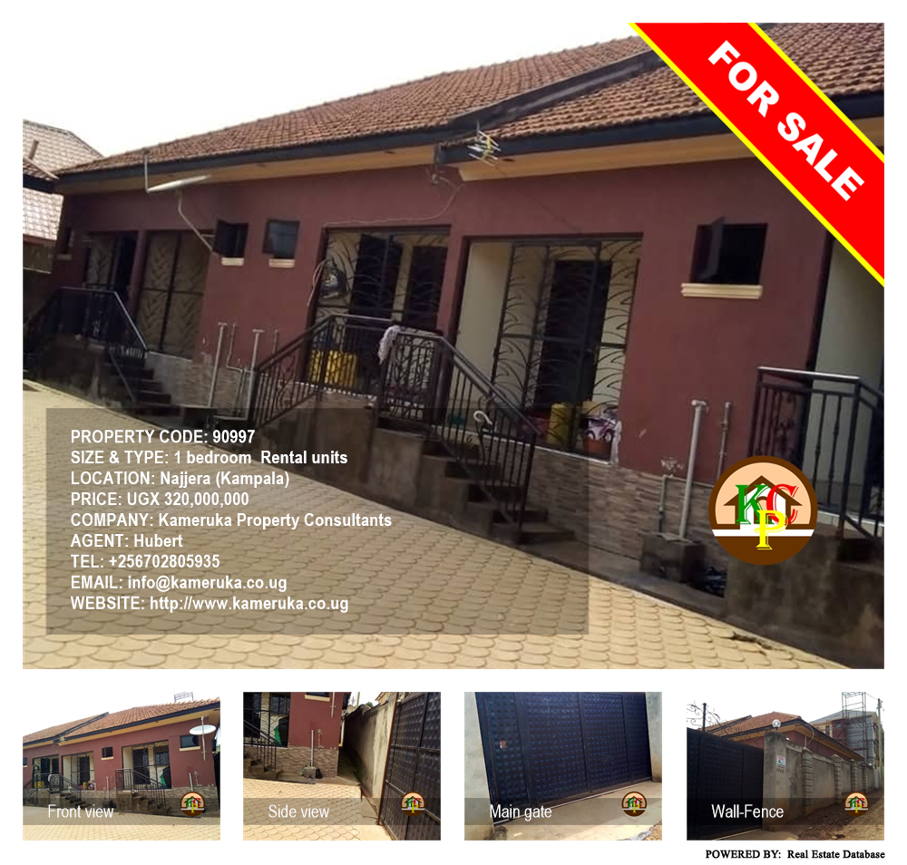 1 bedroom Rental units  for sale in Najjera Kampala Uganda, code: 90997