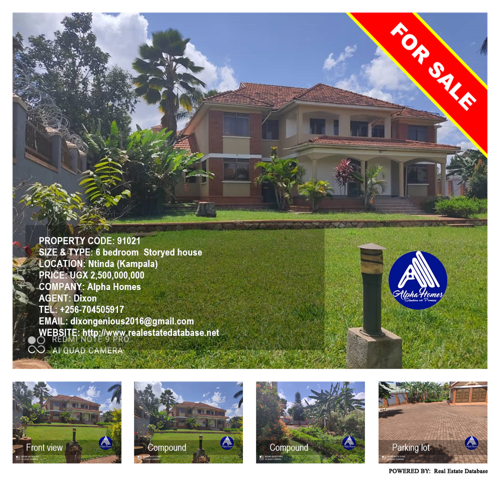 6 bedroom Storeyed house  for sale in Ntinda Kampala Uganda, code: 91021