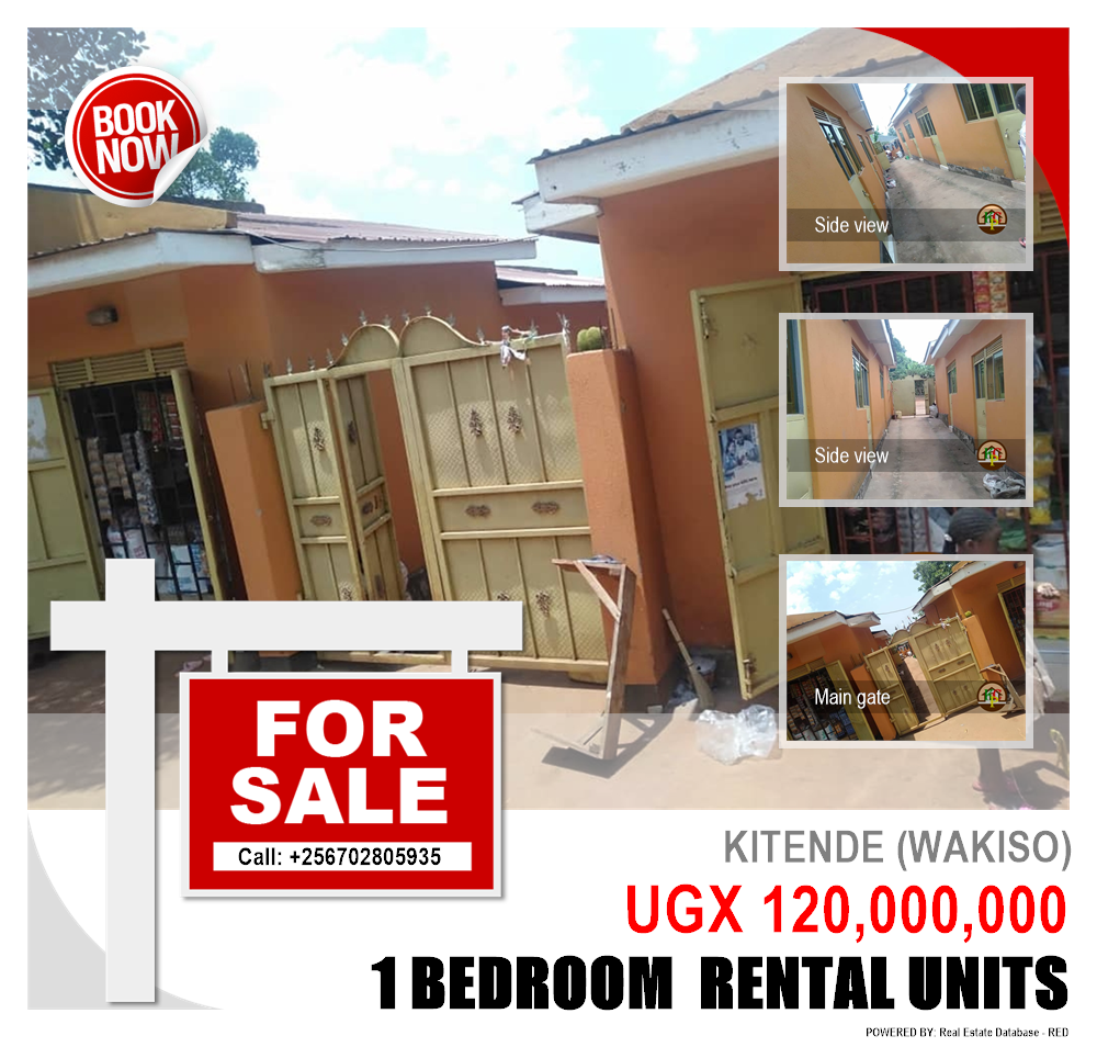1 bedroom Rental units  for sale in Kitende Wakiso Uganda, code: 91061