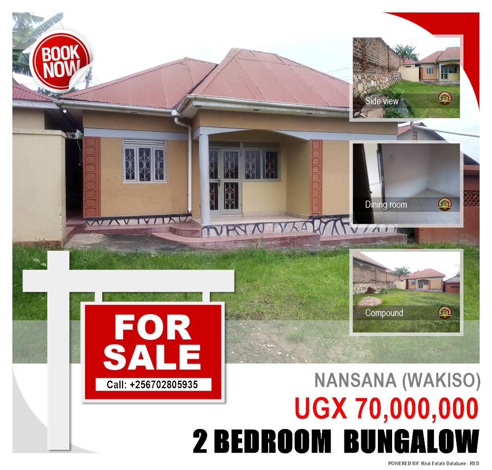 2 bedroom Bungalow  for sale in Nansana Wakiso Uganda, code: 91081