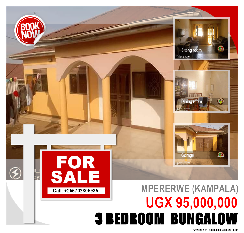 3 bedroom Bungalow  for sale in Mpererwe Kampala Uganda, code: 91086