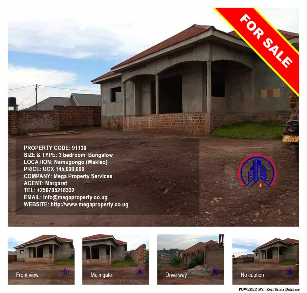 3 bedroom Bungalow  for sale in Namugongo Wakiso Uganda, code: 91130