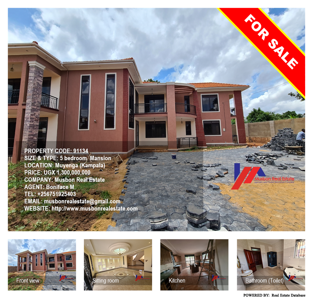 5 bedroom Mansion  for sale in Muyenga Kampala Uganda, code: 91134