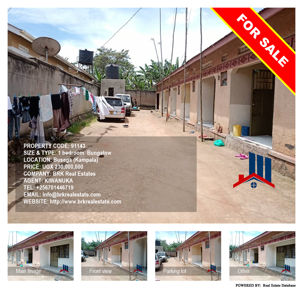 1 bedroom Bungalow  for sale in Busega Kampala Uganda, code: 91143