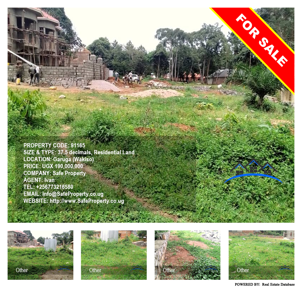 Residential Land  for sale in Garuga Wakiso Uganda, code: 91165