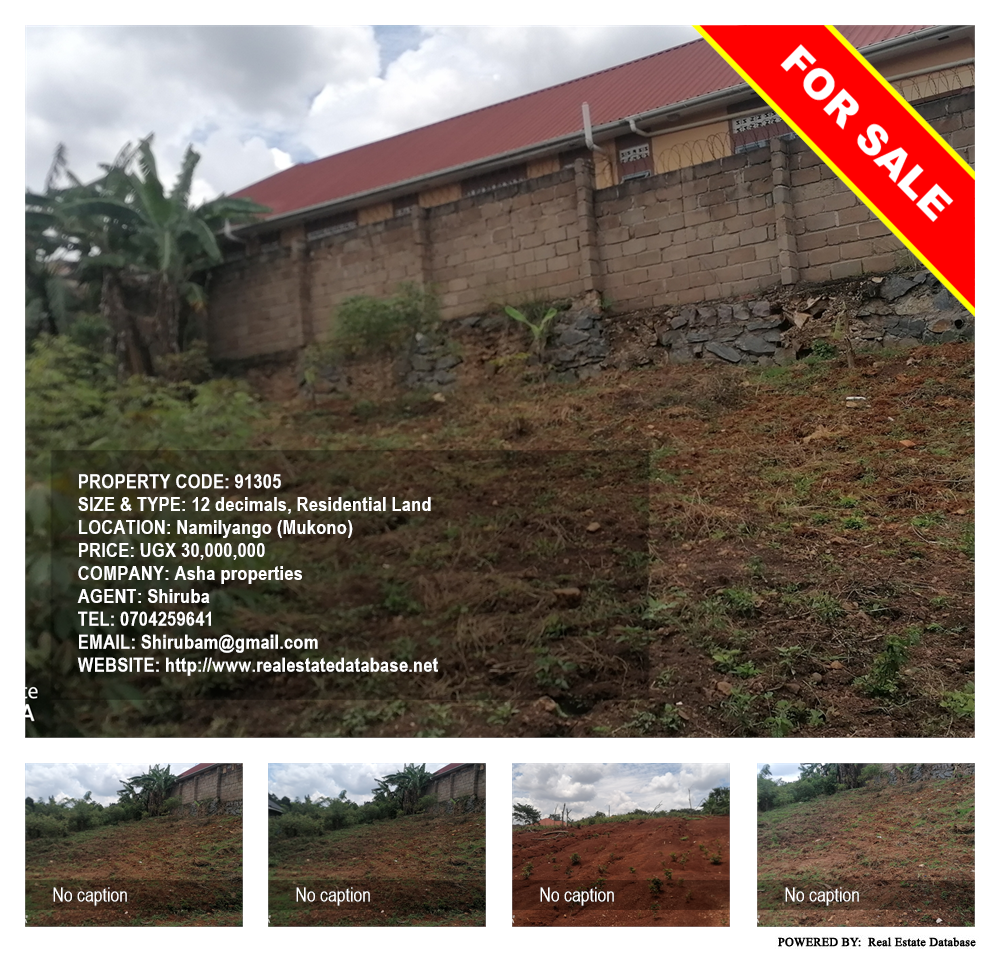 Residential Land  for sale in Namilyango Mukono Uganda, code: 91305
