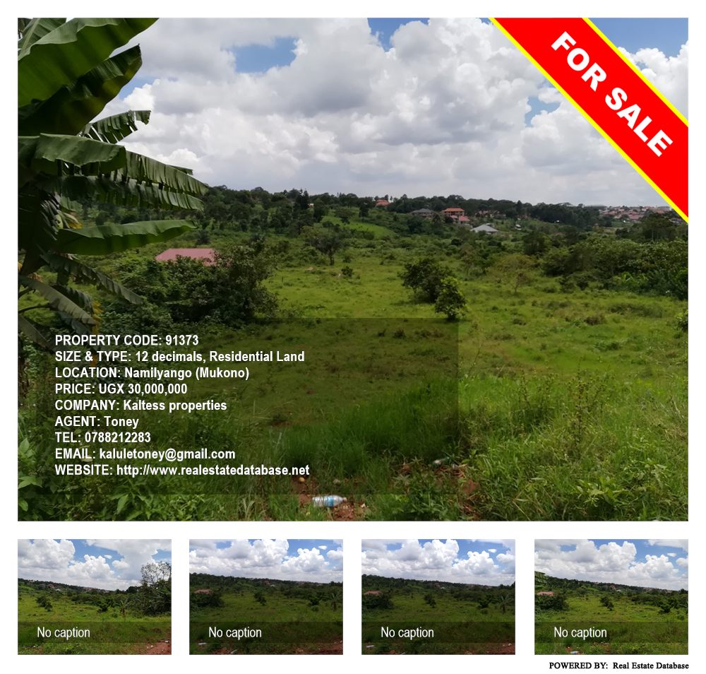 Residential Land  for sale in Namilyango Mukono Uganda, code: 91373