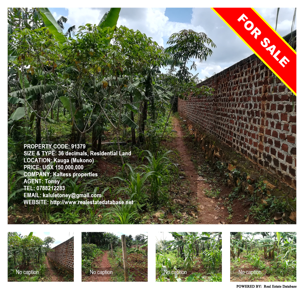 Residential Land  for sale in Kawuga Mukono Uganda, code: 91379