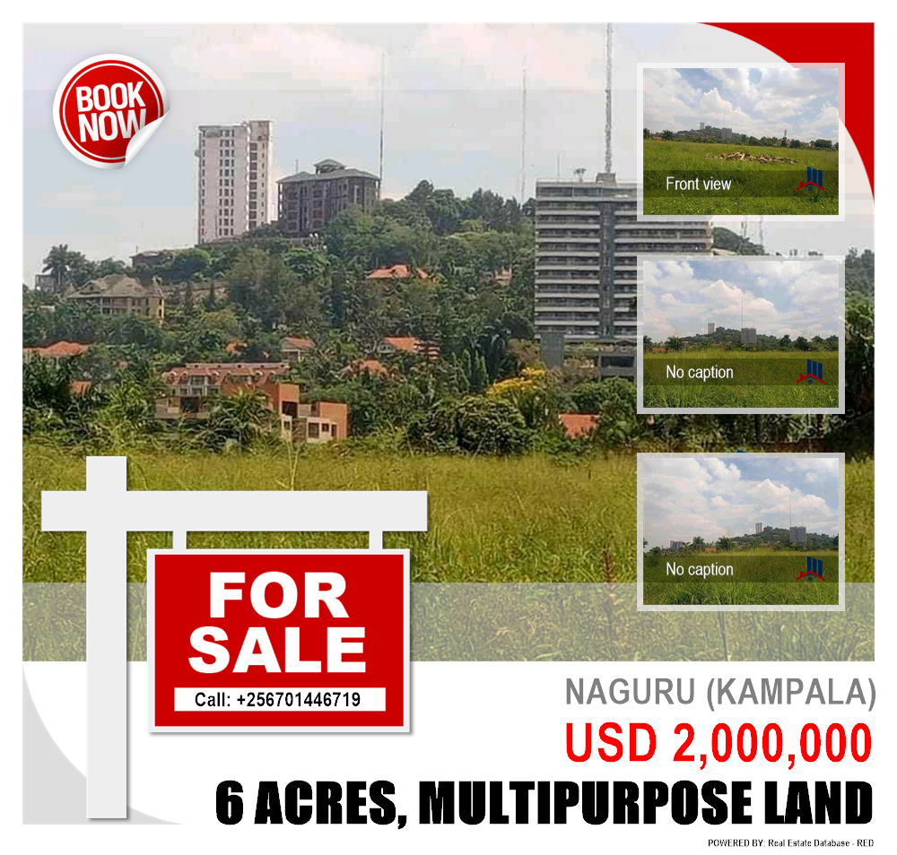 Multipurpose Land  for sale in Naguru Kampala Uganda, code: 91405